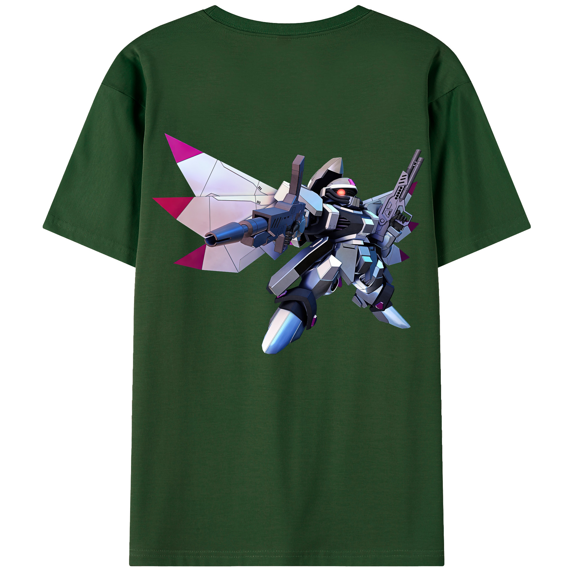 （画像用） 機動戦士ガンダム Mobile Suit Gundam 綿100％半袖Tシャツ（背面プリント）